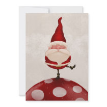 Santa Claus on fungus Custom Invite