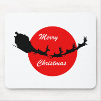 Santa Claus on his Sleigh Christmas gear mousepads by Funkart Santa Claus on his Sleigh Christmas gear mousepads