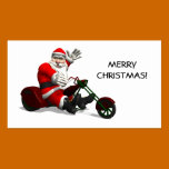 Santa Claus On Trike business cards