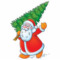 Santa Claus Ornament photo sculptures