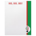 Santa Claus Paper Ho, Ho, Ho letterhead