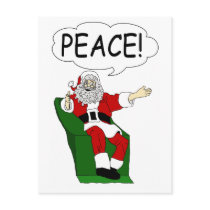 Santa Claus: Peace Postcard