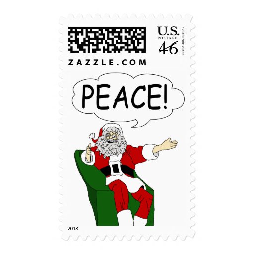 Santa Claus: Peace Stamp