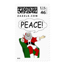Santa Claus: Peace Stamp stamps
