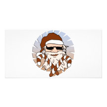 Santa Claus Photo Card Template