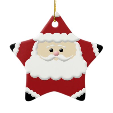 Santa Claus Photo Frame Ornament