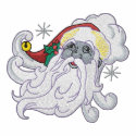 Santa Claus Portrait embroidered shirts