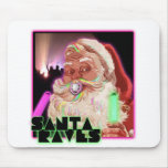 Santa Claus Rave shirt mousepads