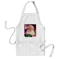 Santa Claus Raves - Funny Santa Raver aprons by dustyvinyldesign Santa Claus Raves - Funny Santa Raver aprons
