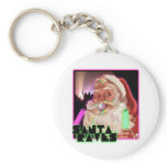 Santa Claus Raves - Funny Santa Raver keychains