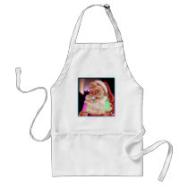 Santa Claus Raves Funny Santa Raver- No Text - aprons by dustyvinyldesign Santa Claus Raves Funny Santa Raver- No Text - aprons
