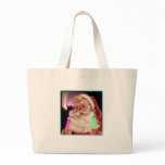 Santa Claus Raves  Funny Santa Raver-  No Text - Tote Bags