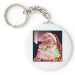 Santa Claus Raves  Funny Santa Raver-  No Text - keychains
