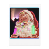 Santa Claus Raves Funny Santa Raver- No Text - postcards by dustyvinyldesign Santa Claus Raves Funny Santa Raver- No Text - postcards