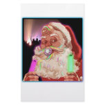 Santa Claus Raves  Funny Santa Raver-  No Text - Stationery Paper