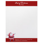 Santa Claus red Christmas Letterhead