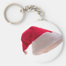 Santa Claus Red Hat Keychains