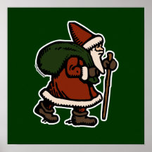 Santa Claus (Red Robes) Print