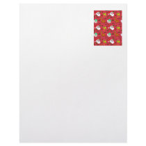 Santa Claus – Reindeer & Candy Canes Letterhead Template