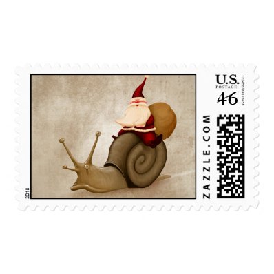 Santa Claus ride nail Stamps
