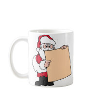 Santa Claus Sign mugs