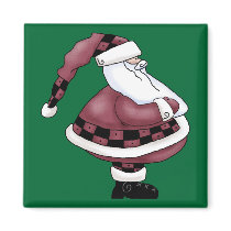 Santa Claus St Nick Jolly Merry Christmas magnets