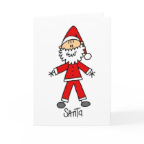 Santa Claus Stick Figure Card by stick_figures Santa Claus Stick Figure Card