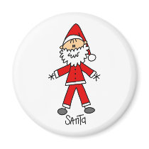 Santa Claus Stick Figure Magnet by stick_figures Santa Claus Stick Figure Magnet