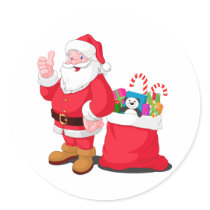 Santa Claus Stickers