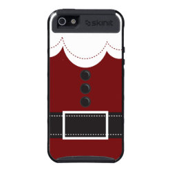 Santa Claus Suit Christmas Holiday Design iPhone 5 Case