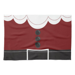 Santa Claus Suit Christmas Holiday Design Towel