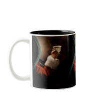 Santa Claus taking a break on Christmas Eve Coffee Mug