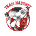 Santa Claus - Team Naughty t-shirts by spacedust Santa Claus - Team Naughty t-shirts