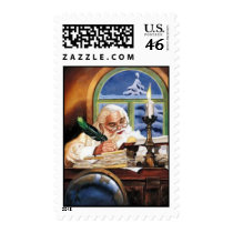 Santa Claus US Postage Stamp stamps