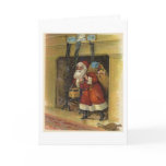 Santa Claus Visits Greeting Cards