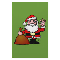 Santa Claus waving Personalized Stationery