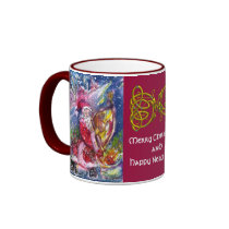 SANTA CLAUS WITH HARP CELTIC mugs by bulgan_lumini SANTA CLAUS WITH HARP CELTIC mugs