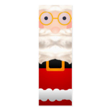 Santa Clause Bookmark Business Cards