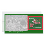 Santa Clause Candy Train photo cards