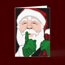 Santa Clause Card Christmas Greeting Card