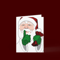 Santa Clause Cards Christmas Greetings Card cards