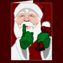 Santa Clause Cards Custom Christmas Greetings Card cards