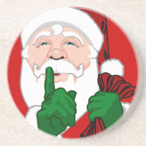 Santa Clause Coasters Festive Chrismas Decorations coasters