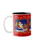 Santa Clause Fish - funny cute Christmas comics mugs