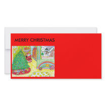Santa Clause, MERRY CHRISTMAS photo cards