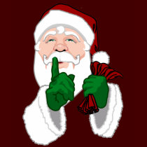 Santa Clause Ringer T-Shirt Kids Santa Shirt