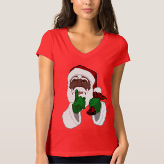 black santa t shirts