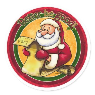 Santa Clause sticker