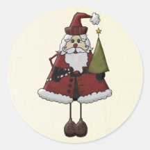 santa clause sticker