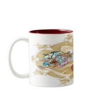 Santa Clause - Two-Tone Mug by t_liscious Santa Clause - Two-Tone Mug